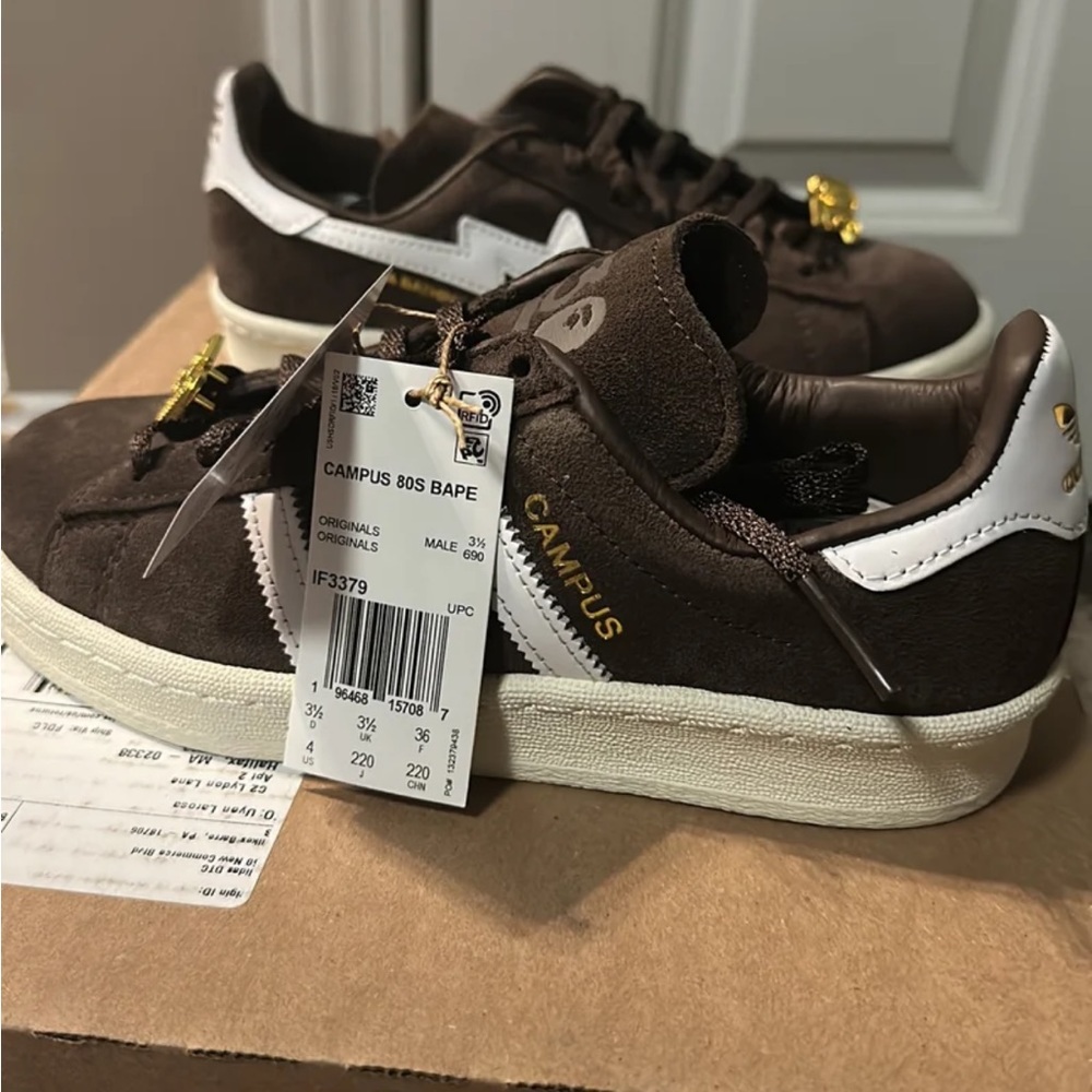 Adidas Campus 80s Bape shoes